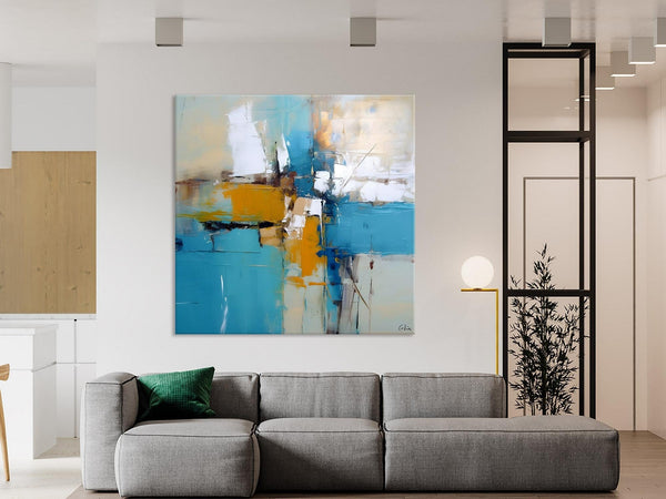 Large Abstract Painting for Bedroom, Original Modern Wall Art Paintings, Oversized Contemporary Canvas Paintings, Modern Acrylic Artwork-LargePaintingArt.com