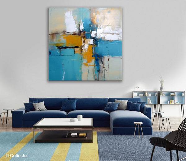 Large Abstract Painting for Bedroom, Original Modern Wall Art Paintings, Oversized Contemporary Canvas Paintings, Modern Acrylic Artwork-LargePaintingArt.com