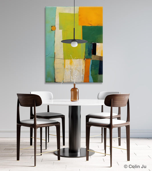 Simple Modern Wall Art, Oversized Contemporary Acrylic Paintings, Extra Large Canvas Painting for Living Room, Original Abstract Paintings-LargePaintingArt.com