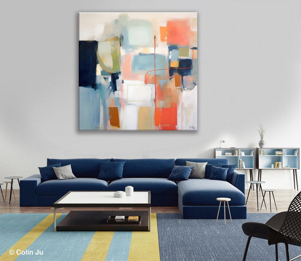 Large Abstract Painting for Bedroom, Original Modern Paintings, Contemporary Canvas Art, Modern Acrylic Artwork, Buy Art Paintings Online-LargePaintingArt.com
