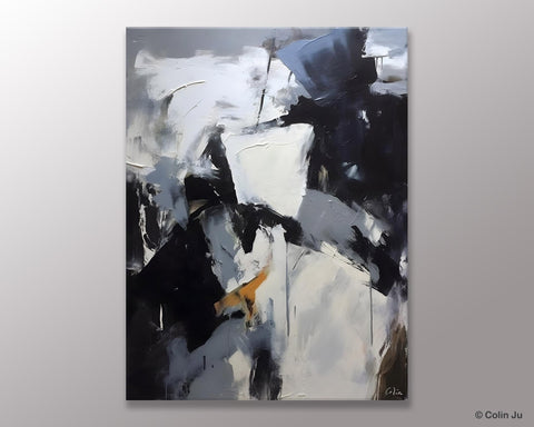 Extra Large Painting on Canvas, Contemporary Acrylic Paintings, Extra Large Canvas Paintings for Bedroom, Large Original Abstract Wall Art-LargePaintingArt.com