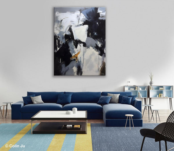 Extra Large Painting on Canvas, Contemporary Acrylic Paintings, Extra Large Canvas Paintings for Bedroom, Large Original Abstract Wall Art-LargePaintingArt.com