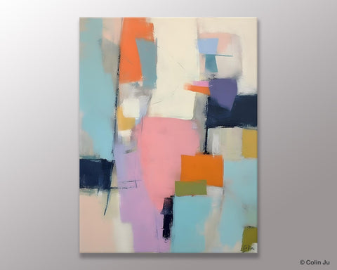 Modern Paintings, Large Contemporary Wall Art, Acrylic Painting on Canvas, Extra Large Paintings for Dining Room, Original Abstract Painting-LargePaintingArt.com