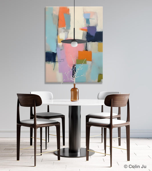 Modern Paintings, Large Contemporary Wall Art, Acrylic Painting on Canvas, Extra Large Paintings for Dining Room, Original Abstract Painting-LargePaintingArt.com