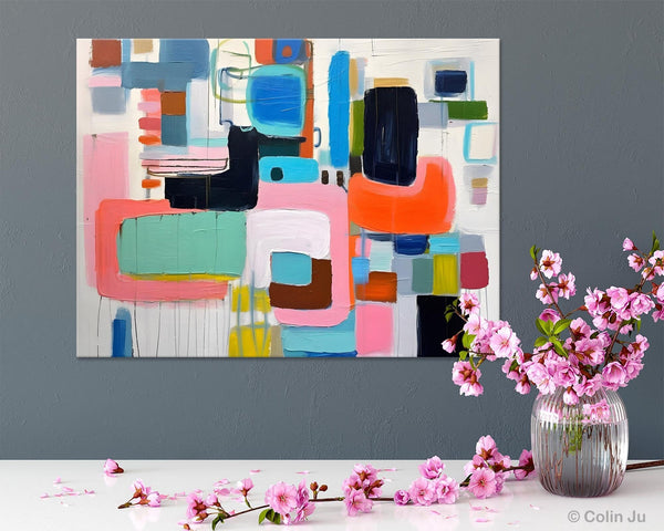 Contemporary Acrylic Paintings, Modern Wall Art Ideas for Living Room, Extra Large Canvas Paintings, Original Abstract Painting, Impasto Art-LargePaintingArt.com