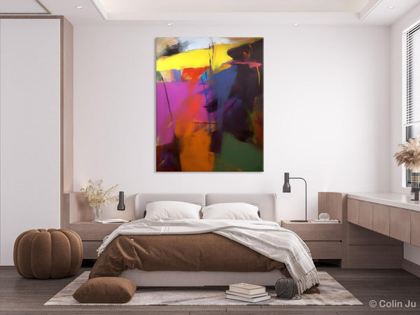 Extra Large Abstract Painting for Dining Room, Large Original Abstract Wall Art, Contemporary Acrylic Paintings, Abstract Painting on Canvas-LargePaintingArt.com