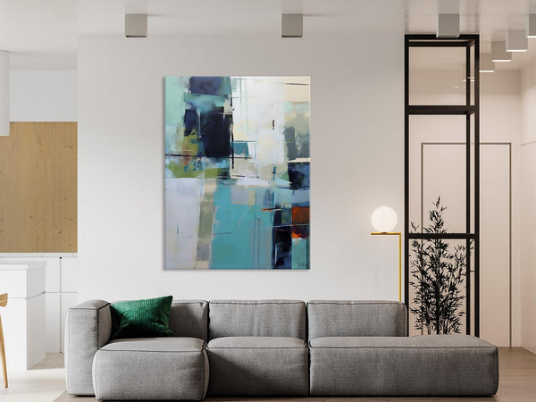 Large Contemporary Wall Art, Acrylic Painting on Canvas, Modern Paintings, Extra Large Paintings for Dining Room, Original Abstract Painting-LargePaintingArt.com