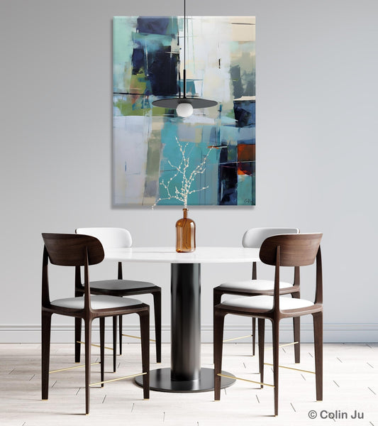 Large Contemporary Wall Art, Acrylic Painting on Canvas, Modern Paintings, Extra Large Paintings for Dining Room, Original Abstract Painting-LargePaintingArt.com