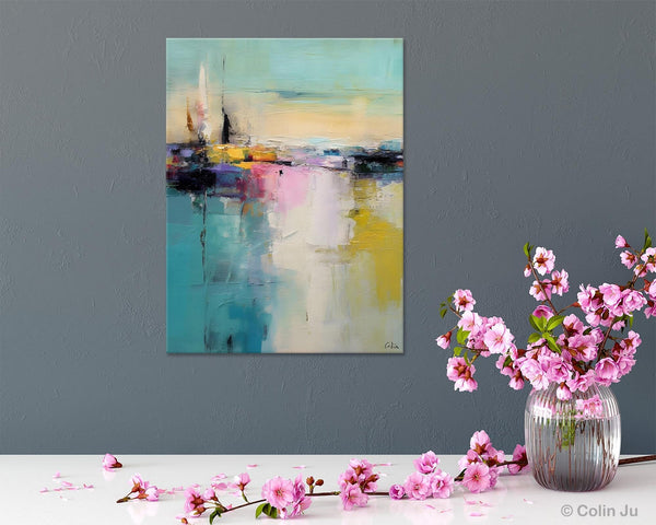 Heavy Texture Canvas Art, Abstract Paintings, Large Contemporary Wall Art, Extra Large Paintings for Living Room, Original Modern Painting-LargePaintingArt.com