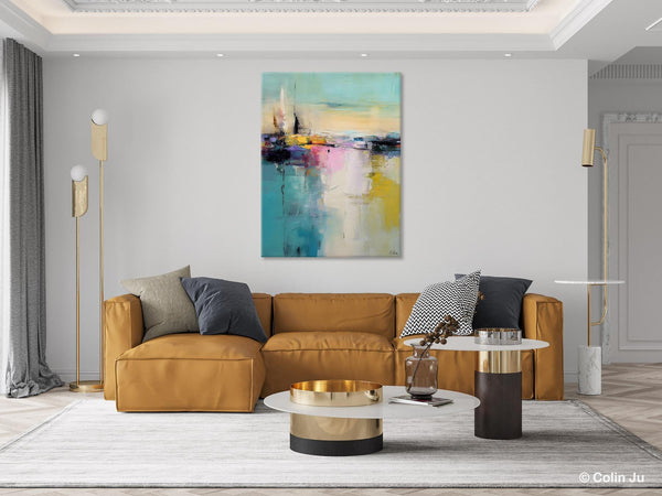 Heavy Texture Canvas Art, Abstract Paintings, Large Contemporary Wall Art, Extra Large Paintings for Living Room, Original Modern Painting-LargePaintingArt.com