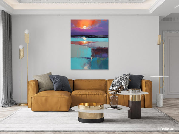 Extra Large Painting on Canvas, Oversized Contemporary Acrylic Painting, Extra Large Canvas Painting for Bedroom, Original Abstract Painting-LargePaintingArt.com
