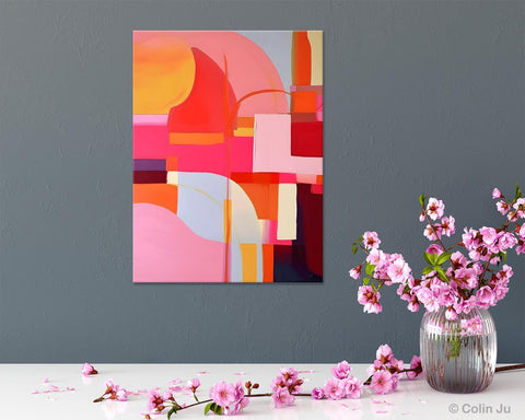 Contemporary Acrylic Painting on Canvas, Modern Wall Art Paintings, Canvas Paintings for Bedroom, Large Original Art, Buy Wall Art Online-LargePaintingArt.com