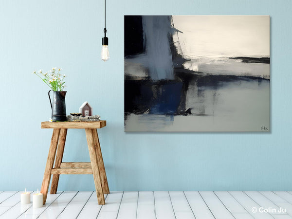 Abstract Painting for Bedroom, Large Original Abstract Art, Contemporary Acrylic Paintings, Abstract Painting on Canvas, Simple Wall Art-LargePaintingArt.com