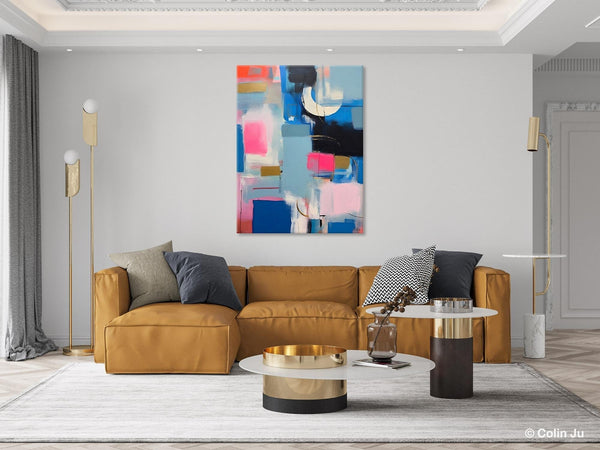 Large Painting Ideas for Living Room, Large Original Canvas Art, Contemporary Acrylic Painting on Canvas, Modern Abstract Wall Art Paintings-LargePaintingArt.com