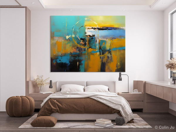 Oversized Canvas Paintings, Original Abstract Art, Hand Painted Canvas Art, Contemporary Acrylic Art, Huge Wall Art Ideas for Living Room-LargePaintingArt.com