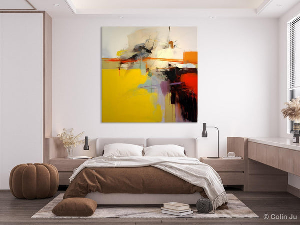 Modern Canvas Art Paintings, Contemporary Canvas Art, Original Modern Wall Art, Modern Acrylic Artwork, Large Abstract Paintings for Bedroom-LargePaintingArt.com