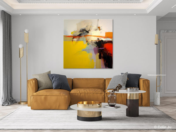 Modern Canvas Art Paintings, Contemporary Canvas Art, Original Modern Wall Art, Modern Acrylic Artwork, Large Abstract Paintings for Bedroom-LargePaintingArt.com