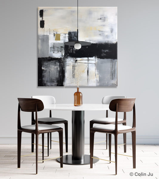 Contemporary Canvas Art for Bedroom, Modern Acrylic Artwork, Original Modern Paintings, Heavy Texture Canvas Art, Large Abstract Paintings-LargePaintingArt.com