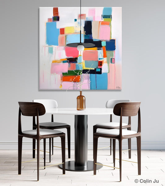 Modern Canvas Paintings, Large Abstract Art for Bedroom, Original Abstract Wall Art, Simple Modern Acrylic Artwork, Contemporary Canvas Art-LargePaintingArt.com