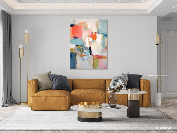 Large Wall Art Painting for Bedroom, Original Canvas Art, Contemporary Acrylic Painting on Canvas, Oversized Modern Abstract Wall Paintings-LargePaintingArt.com