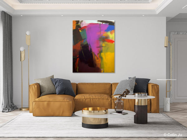 Large Original Abstract Wall Art, Contemporary Acrylic Paintings, Extra Large Abstract Painting for Dining Room, Abstract Painting on Canvas-LargePaintingArt.com