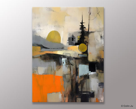 Original Canvas Art, Contemporary Acrylic Painting on Canvas, Large Wall Art Painting for Bedroom, Oversized Modern Abstract Wall Paintings-LargePaintingArt.com