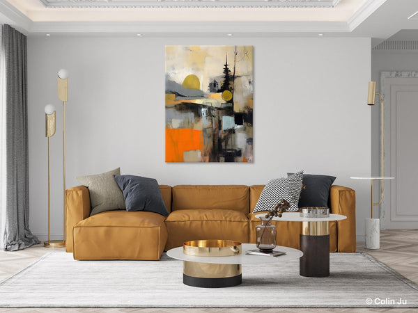 Original Canvas Art, Contemporary Acrylic Painting on Canvas, Large Wall Art Painting for Bedroom, Oversized Modern Abstract Wall Paintings-LargePaintingArt.com