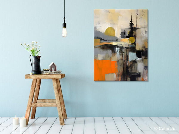 Original Canvas Art, Contemporary Acrylic Painting on Canvas, Large Wall Art Painting for Bedroom, Oversized Modern Abstract Wall Paintings-LargePaintingArt.com