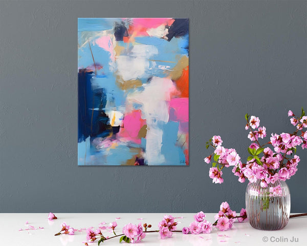 Oversized Modern Abstract Wall Paintings, Original Canvas Art, Contemporary Acrylic Painting on Canvas, Large Wall Art Painting for Bedroom-LargePaintingArt.com