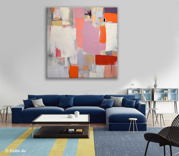 Modern Acrylic Paintings, Original Modern Paintings, Contemporary Canvas Art for Living Room, Extra Large Abstract Paintings on Canvas-LargePaintingArt.com