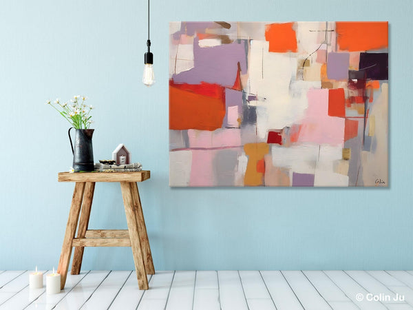Acrylic Paintings on Canvas, Large Original Abstract Art, Contemporary Acrylic Painting on Canvas, Oversized Modern Abstract Wall Paintings-LargePaintingArt.com