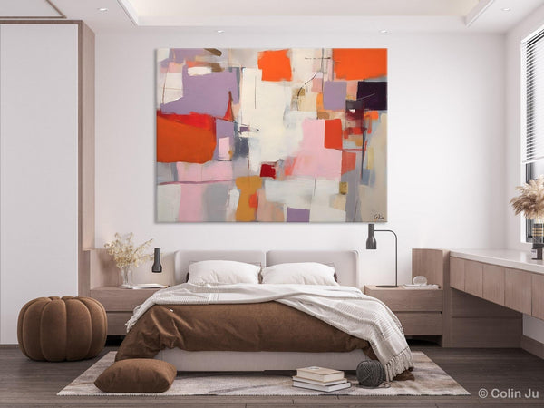 Acrylic Paintings on Canvas, Large Original Abstract Art, Contemporary Acrylic Painting on Canvas, Oversized Modern Abstract Wall Paintings-LargePaintingArt.com