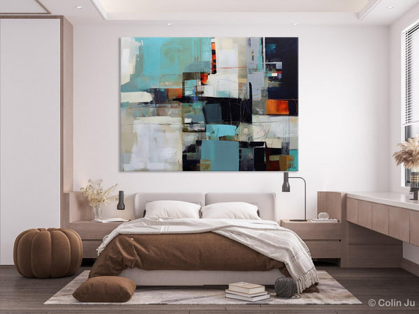 Extra Large Paintings for Dining Room, Abstract Wall Paintings, Hand Painted Canvas Art, Original Artowrk, Contemporary Wall Art Paintings-LargePaintingArt.com