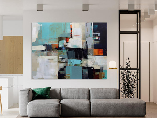Extra Large Paintings for Dining Room, Abstract Wall Paintings, Hand Painted Canvas Art, Original Artowrk, Contemporary Wall Art Paintings-LargePaintingArt.com