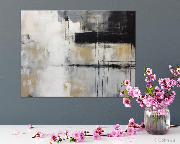 Hand Painted Original Canvas Art, Contemporary Acrylic Paintings, Large Wall Art Painting for Bedroom, Oversized Modern Abstract Paintings-LargePaintingArt.com