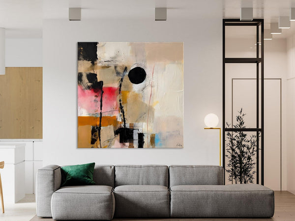 Modern Canvas Art Paintings, Abstract Wall Art for Bedroom, Original Modern Acrylic Artwork, Extra Large Abstract Paintings for Dining Room-LargePaintingArt.com
