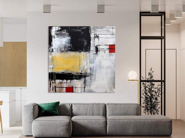 Original Modern Acrylic Artwork, Extra Large Abstract Paintings for Dining Room, Modern Canvas Art Paintings, Abstract Wall Art for Bedroom-LargePaintingArt.com