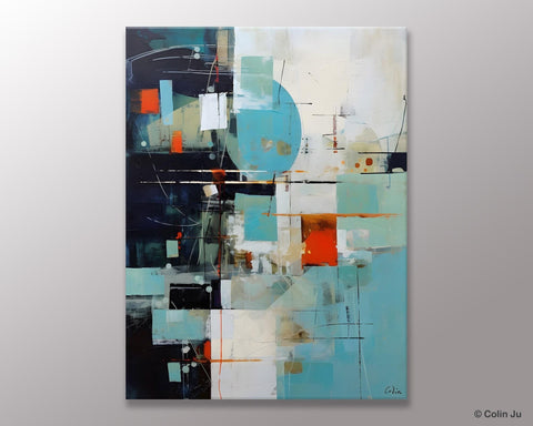 Contemporary Acrylic Painting on Canvas, Large Wall Art Painting for Bedroom, Original Canvas Art, Oversized Modern Abstract Wall Paintings-LargePaintingArt.com