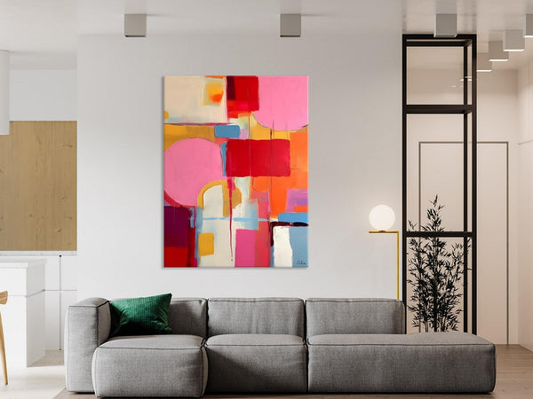 Large Wall Art Painting for Living Room, Large Modern Canvas Wall Paintings, Original Abstract Art, Contemporary Acrylic Painting on Canvas-LargePaintingArt.com