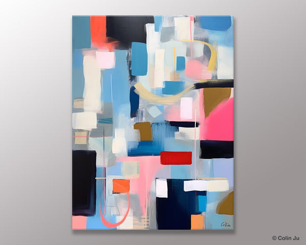 Original Modern Artwork, Contemporary Acrylic Painting on Canvas, Large Wall Art Painting for Bedroom, Oversized Abstract Wall Art Paintings-LargePaintingArt.com
