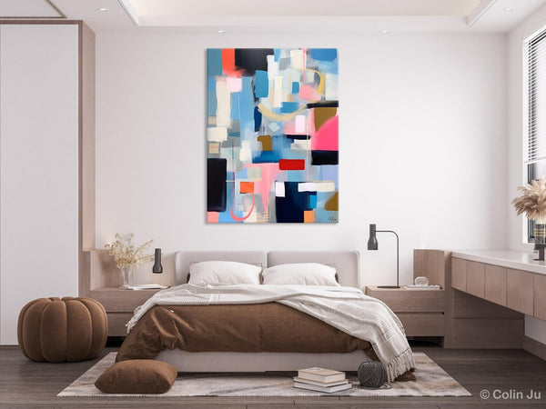 Original Modern Artwork, Contemporary Acrylic Painting on Canvas, Large Wall Art Painting for Bedroom, Oversized Abstract Wall Art Paintings-LargePaintingArt.com
