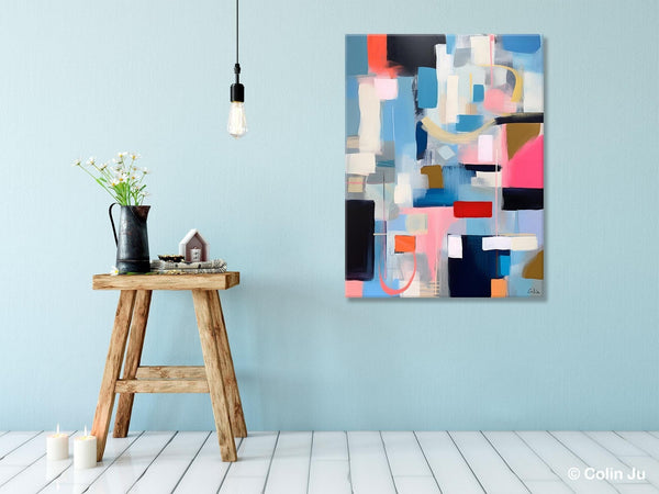 Original Modern Artwork, Contemporary Acrylic Painting on Canvas, Large Wall Art Painting for Bedroom, Oversized Abstract Wall Art Paintings-LargePaintingArt.com