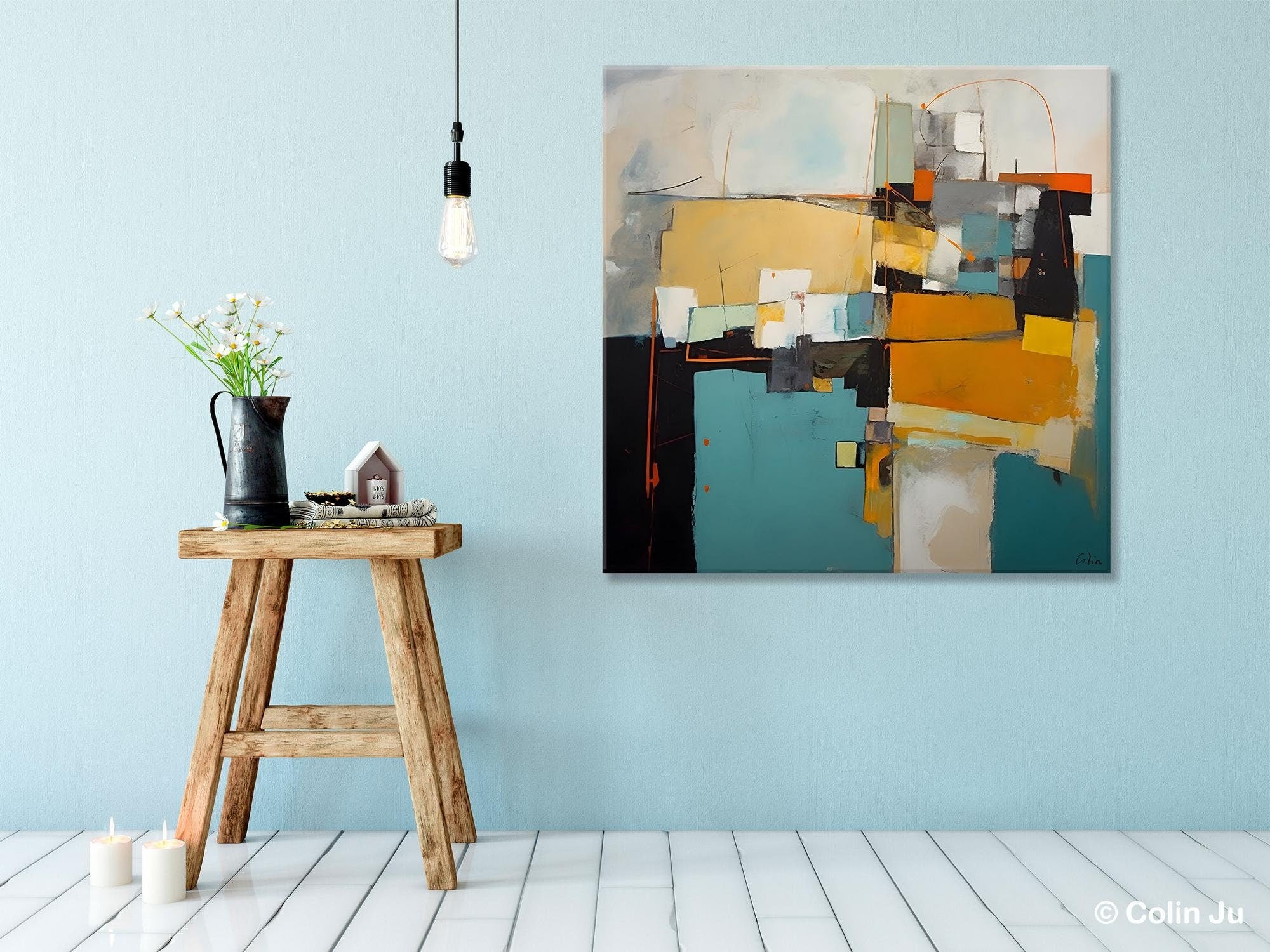 Contemporary Canvas Art for Living Room, Modern Acrylic Paintings, Original Modern Paintings, Extra Large Abstract Paintings on Canvas-LargePaintingArt.com