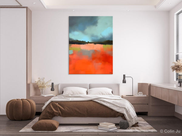 Original Canvas Artwork, Contemporary Acrylic Painting on Canvas, Large Wall Art Painting for Bedroom, Oversized Abstract Wall Art Paintings-LargePaintingArt.com