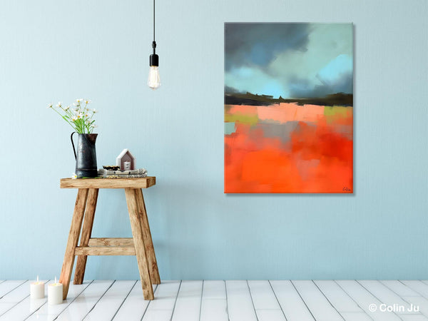 Original Canvas Artwork, Contemporary Acrylic Painting on Canvas, Large Wall Art Painting for Bedroom, Oversized Abstract Wall Art Paintings-LargePaintingArt.com