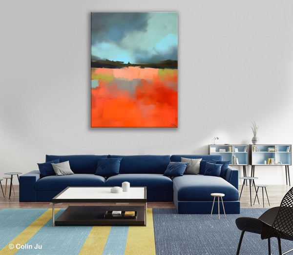 Original Canvas Artwork, Contemporary Acrylic Painting on Canvas, Large Wall Art Painting for Bedroom, Oversized Abstract Wall Art Paintings-LargePaintingArt.com