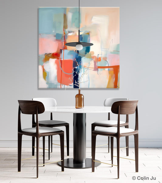 Canvas Paintings, Large Abstract Art for Bedroom, Simple Modern Acrylic Artwork, Modern Original Abstract Wall Art, Contemporary Canvas Art-LargePaintingArt.com