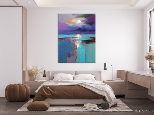 Extra Large Original Art, Landscape Painting on Canvas, Hand Painted Canvas Art, Abstract Landscape Artwork, Contemporary Wall Art Paintings-LargePaintingArt.com