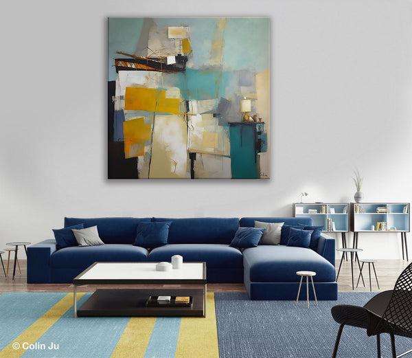 Original Modern Paintings, Contemporary Canvas Art for Living Room, Modern Acrylic Paintings, Extra Large Abstract Paintings on Canvas-LargePaintingArt.com