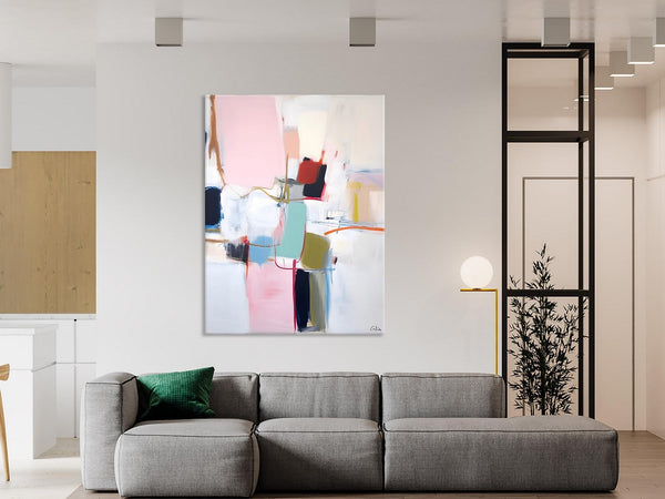 Hand Painted Canvas Art, Modern Paintings, Large Contemporary Wall Art, Extra Large Paintings for Living Room, Original Abstract Painting-LargePaintingArt.com